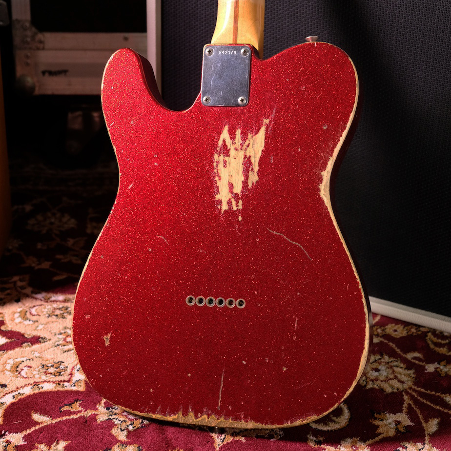 Fender Custom Shop '58 Reissue Telecaster Red Sparkle Heavy Relic 2008 - Image 2