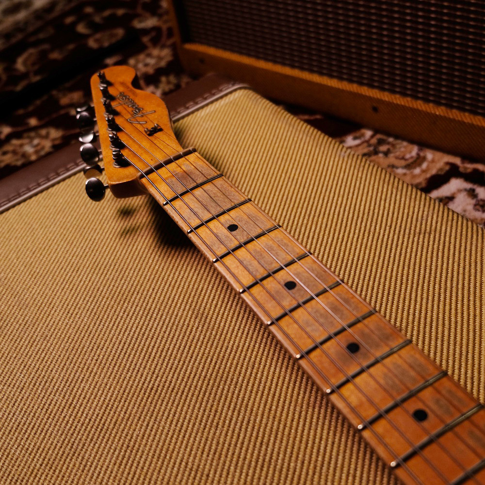Fender Custom Shop '58 Reissue Telecaster Red Sparkle Heavy Relic 2008 - Image 5