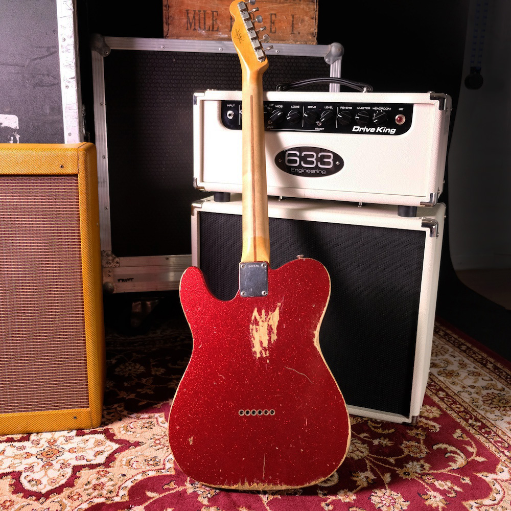 Fender Custom Shop '58 Reissue Telecaster Red Sparkle Heavy Relic 2008 - Image 8