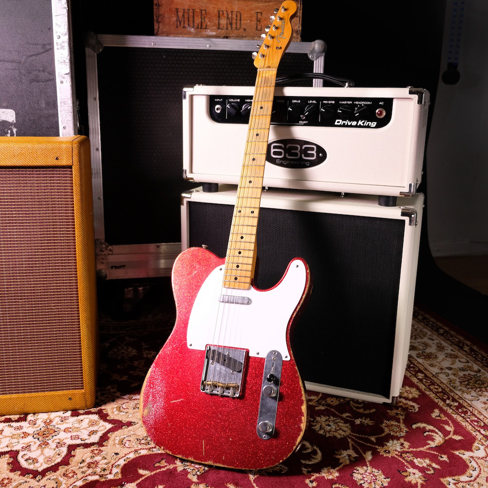 Fender Custom Shop '58 Reissue Telecaster Red Sparkle Heavy Relic 2008 - Image 7