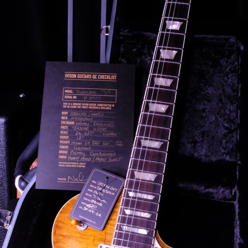 Ivison Hurricane '59 Aged Faded Burst - Image 9