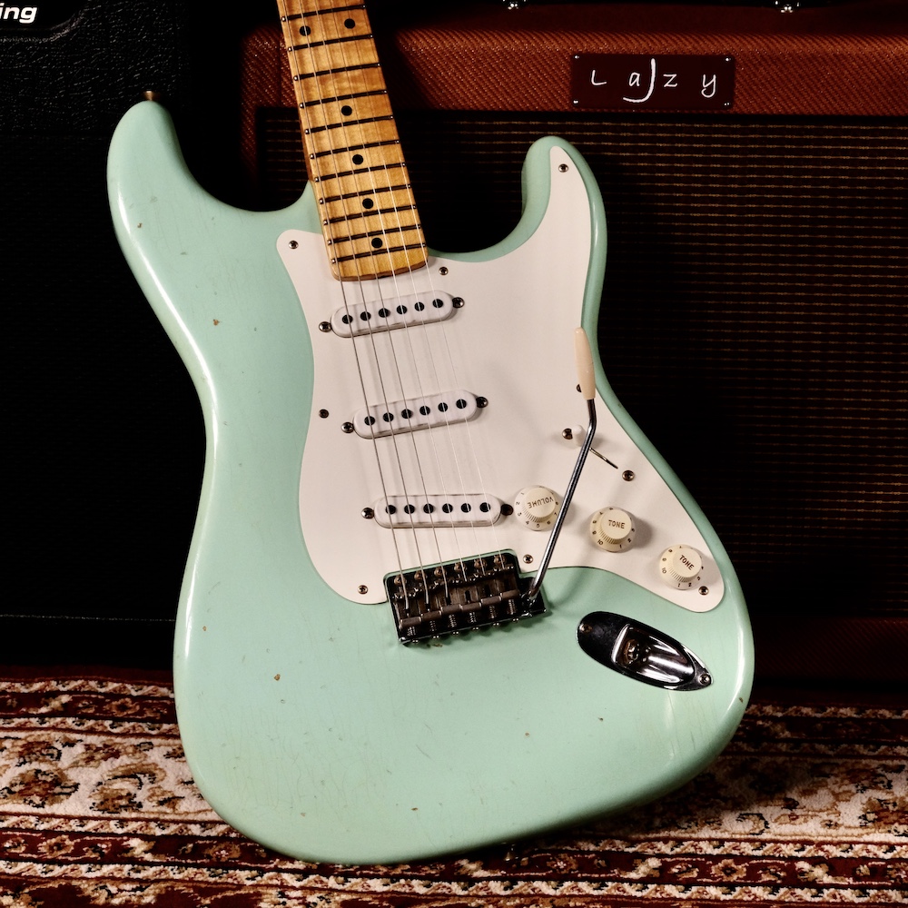 Fender Custom Shop 1955 Journeyman Stratocaster Relic Faded Foam Green 2017